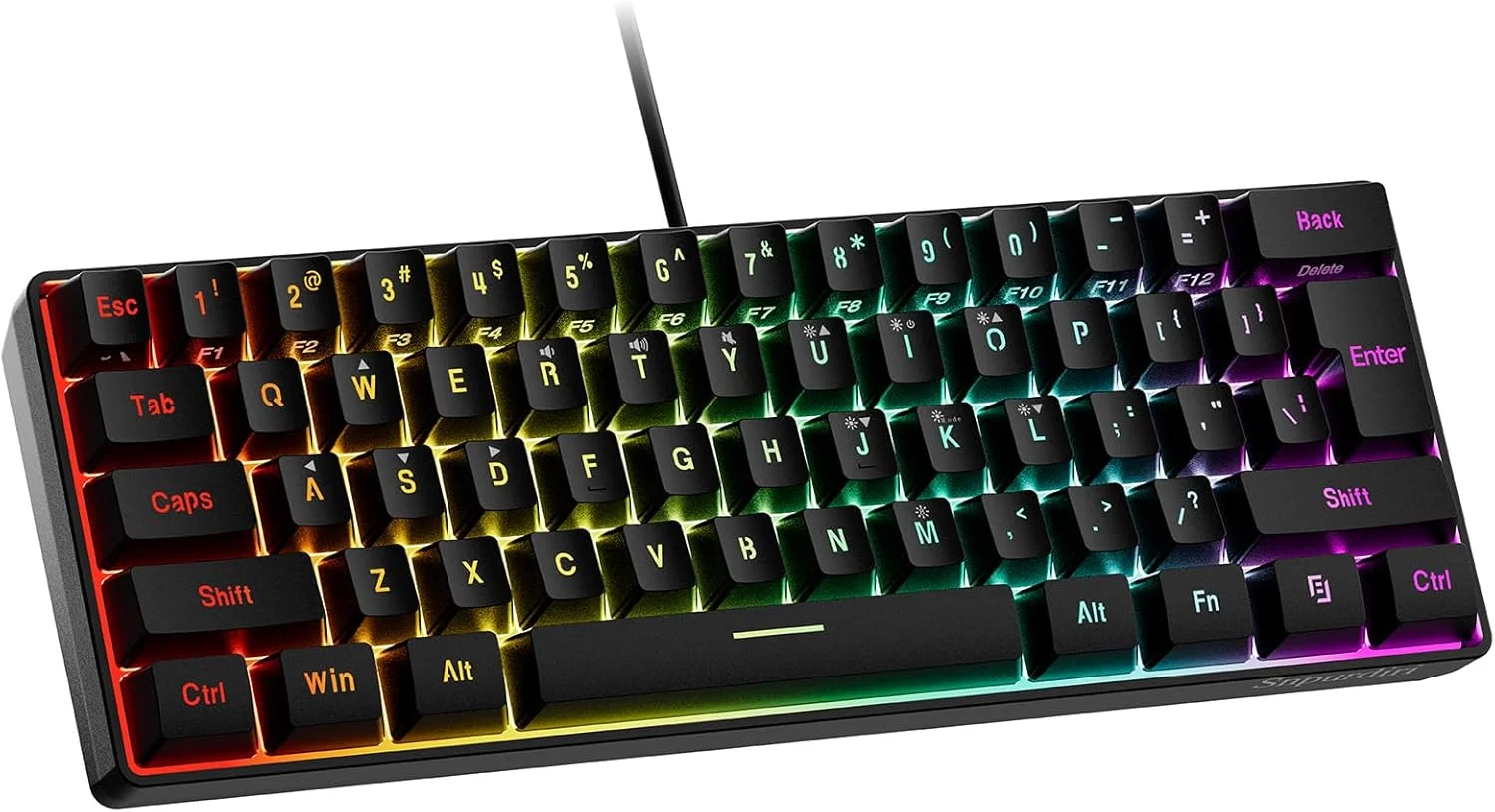 NanoKeys RGB — RGB-kompakti näppäimistö.